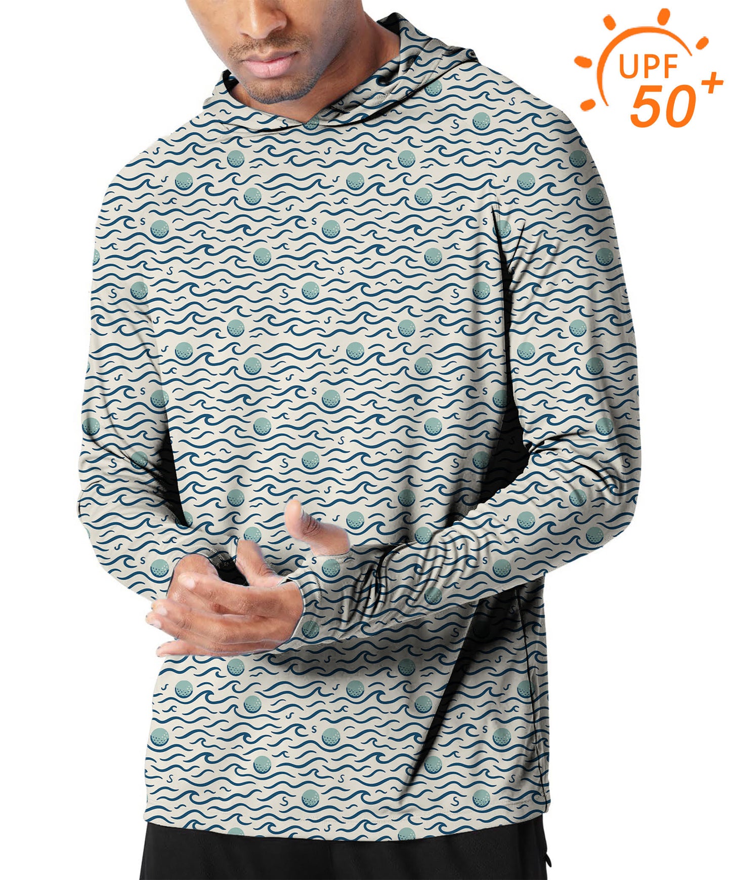 SKIFF Pattern Sun Hoodie